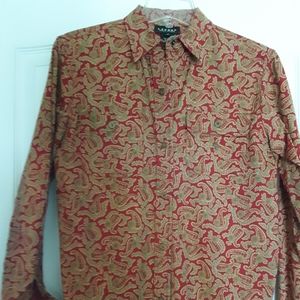 Ralph Lauren Size S Women's Paisley Print Blouse